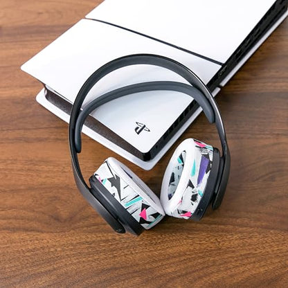 WC Freeze Pulse 3D - Cooling Gel Earpads for Sony PS5 Pulse 3D | Made by Wicked Cushions | Thicker Cushion & Wider Opening | 90's White - color: 90's White