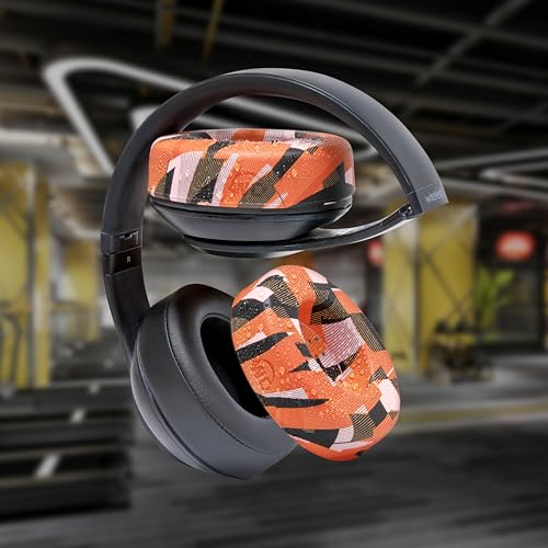 WC SweatZ Studio - Patented Covers for Beats Studio 3 (A1914) & 2 (B0500) | Made by Wicked Cushions | Made with Premium Silicone | Also fits B0501 | Orange Prism - color: Orange Prism