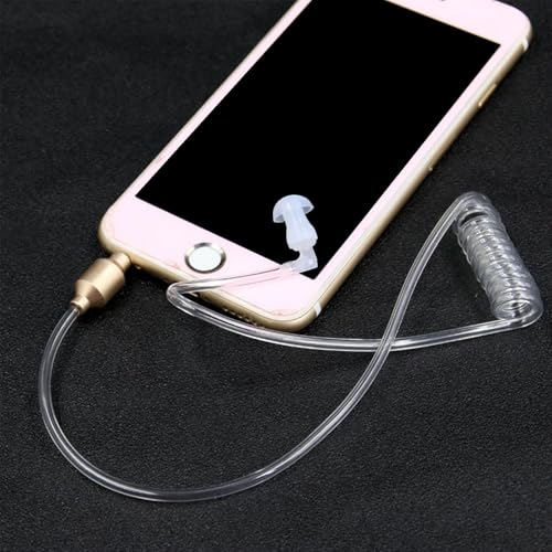10 Pack White Ear Pieces,Acoustic Coil Tube Earpiece for Two-Way Radios, Compatible with Baofeng, Motorola, Kenwood, Retevis, Midland, Walkie Talkie Headset - color: White Ear Pieces 10 pack