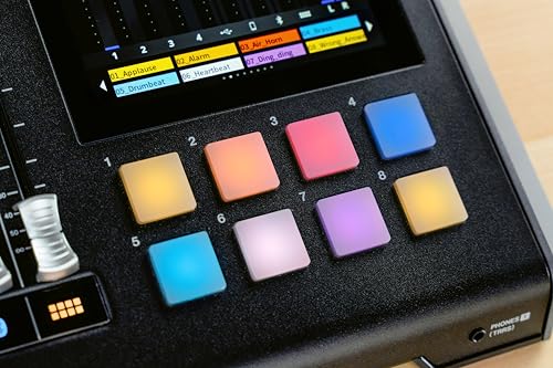 TASCAM Mixcast 4 Podcast Streaming Mixer, Recorder, and USB Audio Interface — Four XLR/TRS Mic Inputs, Touch Screen and Editing Software Included | Recorder, USB Audio Interface - Four XLR/TRS Mic Inputs, Touch Screen and Editing Software Included - style