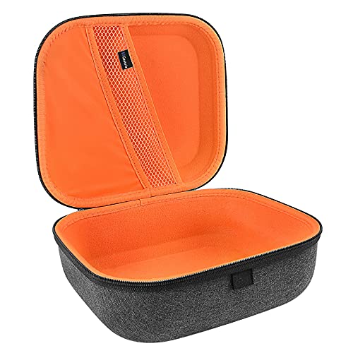 Geekria Shield Headphones Case Compatible with Turtle Beach Stealth 700, Stealth PRO, Elite Pro 2+, PX22 Headphones, Replacement Protective Hard Shell Travel Carrying Bag (Dark Grey)