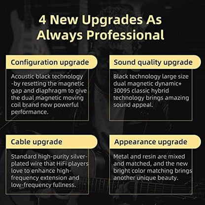 KBEAR IEM Cable Earphone Replacement Cable and KZ ZSN PRO X in Ear Earphone