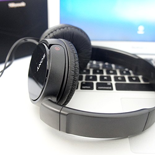 Sony ZX110 Over-Ear Dynamic Stereo Headphones (Black) - color: Black, size: Over-ear, style: Over Ear