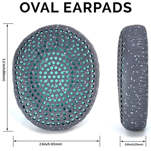 Riff Earpads - defean Replacement Ear Cushion Ear Pads Compatible with Skullcandy Riff Wireless On-Ear Headphones (Blue) - color: Blue