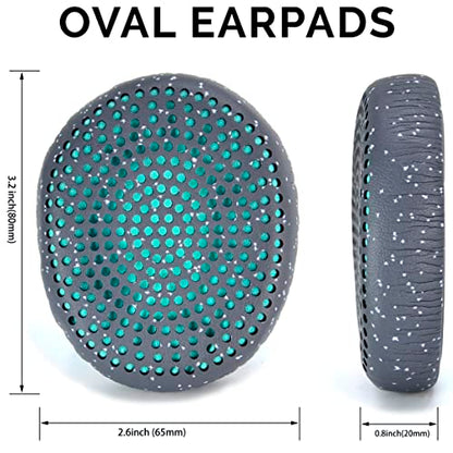 Riff Earpads - defean Replacement Ear Cushion Ear Pads Compatible with Skullcandy Riff Wireless On-Ear Headphones (Blue) - color: Blue