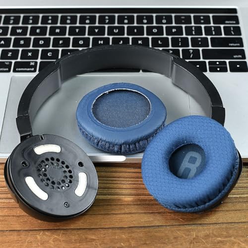 Earpads Cushions and Headband Pad Replacement for JBL Tune 600 (600BTNC), 660 (660NC), 670 (670NC) Headphones Headset Ear Pads Cover with Comfortable Mesh and Fabric Memory Foam, Blue