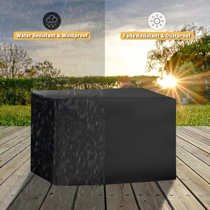 Pellet Grill Cover for ASMOKE AS350 Portable Smoker, Heavy-Duty 600D Pellet Smoker Cover for ASMOKE Portable Pellet Grill - size: for ASMOKE AS350