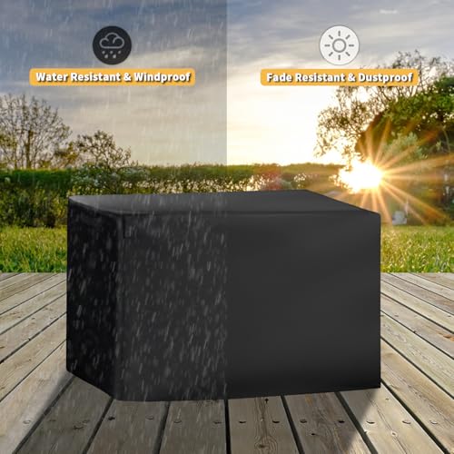 Pellet Grill Cover for ASMOKE AS350 Portable Smoker, Heavy-Duty 600D Pellet Smoker Cover for ASMOKE Portable Pellet Grill - size: for ASMOKE AS350