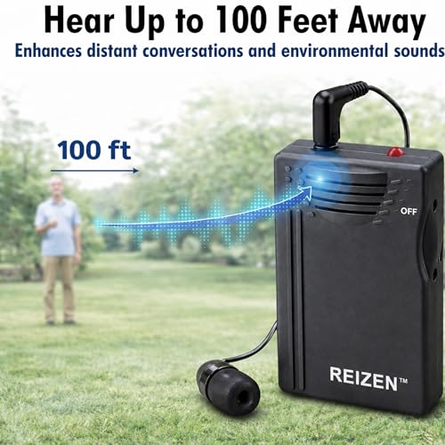 Reizen Loud Ear 110dB Gain Personal Amplifier