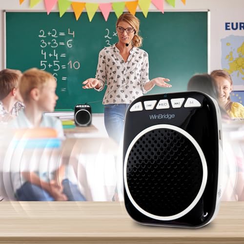 WinBridge Voice Amplifier with Wired Headset Microphone for Teachers WB001