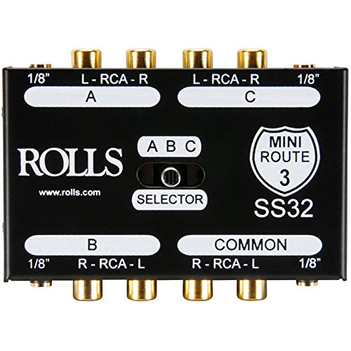rolls SS32 3-Way Stereo Switch