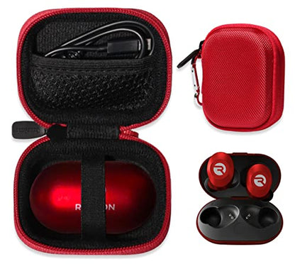 Case for Raycon Everyday Earbuds (2024 Edition) - in-Ear Buds, Raycon Fitness Earbuds (Red) - color: Red