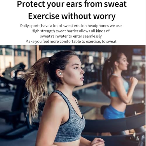 Mini Wireless Headphones Bluetooth Earbuds, 70 Hours of Battery Active Noise Cancellation, Bilateral Talking Swivel Charging Case, 500mAh Charging Case with Microphone, Pink