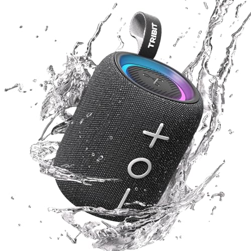 Tribit StormBox Mini+ Portable Bluetooth Speaker, 12W, 360° Sound, Black - color: Black