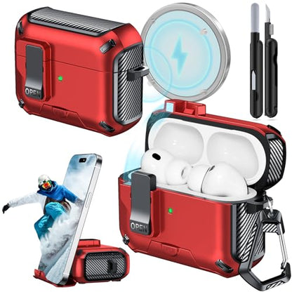 for AirPods Pro 3 Case Safety Lock (Red) - color: Red