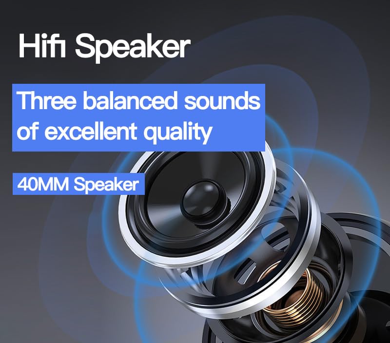 Upgraded Hybrid Noise Cancelling Headphones Over Ear with Transparent Modes Wireless Bluetooth with Mic Soft-Earpads Hi-Fi Audio Deep Bass Comfortable Fit Long Playtime for Home Office Travel Black