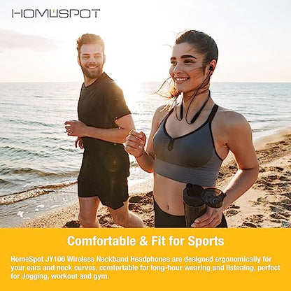 Neckband Wireless Earbuds aptX Low Latency Bluetooth 5.1 Headphones Qualcomm® CVC™ for Gym, Running, Gaming & Meeting Compatible with iPhone, Samsung Galaxy, Google