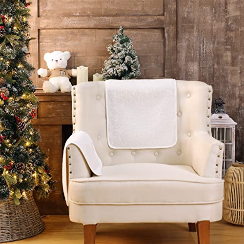 Frienda 2 Pieces Recliner Headrest Covers Sofa Headrest Protector for Recliner Chair Couch Furniture Non Slip for Living Room(Beige) - color: Beige