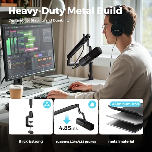 NearStream ST20 Adjustable Microphone Stand with 1/4", 3/8" & 5/8" Adapters
