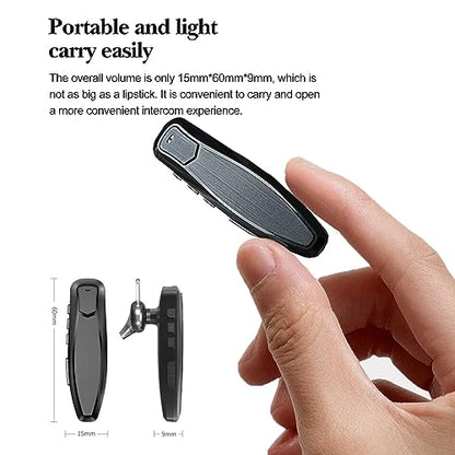 Walkie Talkie Bluetooth Headset, Bluetooth Earpiece with Noise Cancelling Mic, Compatible with Radtel BaoFeng Kenwood Btech Radios uv-k5 uv-5r BF-F8HB & More. (Updated Version)