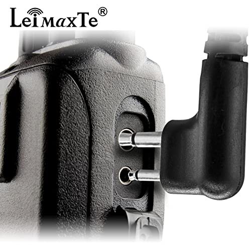 RDU4100 Earpiece, Compatible with Motorola RDM2070D CLS1110 CLS1410 CP185 CP200D 2 Way Radio with Mic PTT Walkie Talkie Headset Security Acoustic Tube Surveillance Headphone G Shape