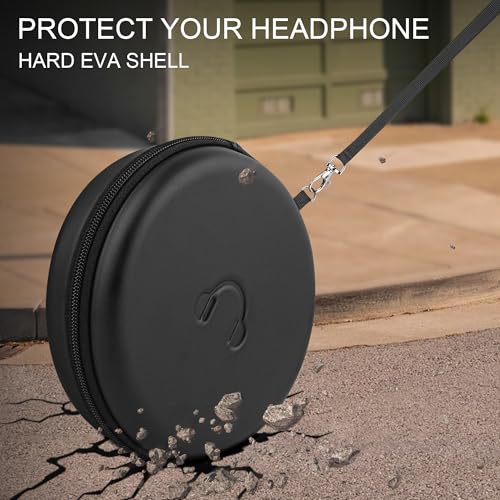 Hard Headphone Case for JBL Tune 510BT / 520BT Over-Ear Headphones, Black - color: BLACK