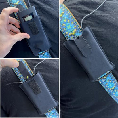 URSA Live Pouch: Premium Belt & Instrument Strap Pouch for Wireless Transmitters & Receivers. Quick and secure removal and attachment. Compatible with Line 6, Sennheiser, Shure & More - color: Large