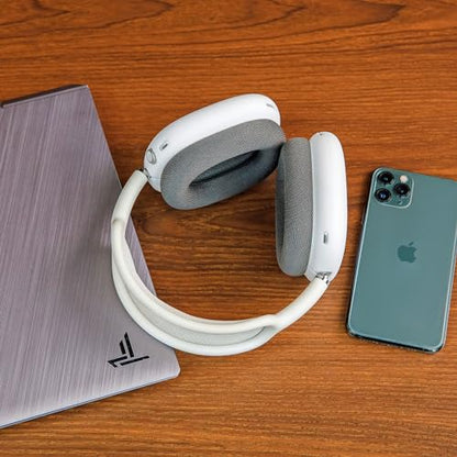 WC ShellZ Max - Protective Shell Covers for AirPods Max 1 & 2 | Made by Wicked Cushions | Made with Premium Silicone | White - color: White