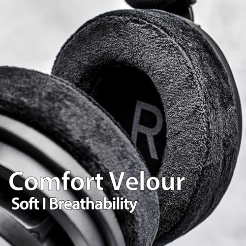 SHP9600 Ear Pads - TRANSTEK Replacement Ear Cushion Compatible with SHP9600 Headphones (Velour)