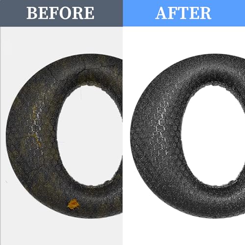 Adhiper Replacement Ear Pads for Sony PlayStation 5 Pulse PS5 3D Headset | PS5 Breathable Mesh Ear Cushions,Securely Memory Foam Headset Earpads,Durable, Noise-Reducing Headphone Pads(Black） - color: Mesh Black