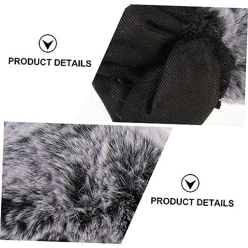 Kisangel Microphone Windscreen Furry Microphone Cover for Cameras Windproof Foam Covers for