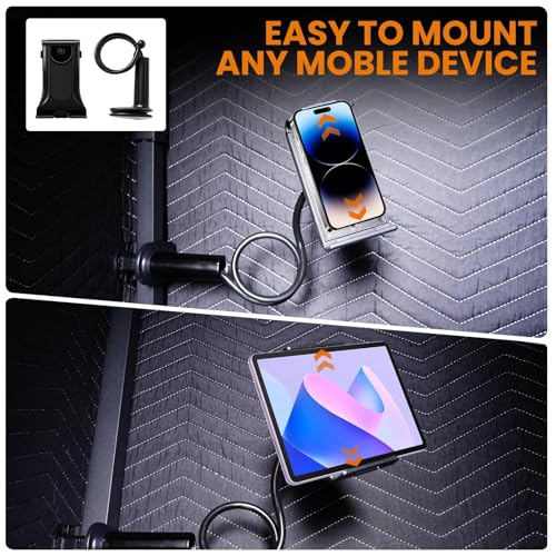 6.28 FT Portable Vocal Booth, Foldable Sound Isolation Recording Booth | Black Home Studio Booth with Carry Bag for Voiceovers, Podcasts, Music, Singing and Gaming
