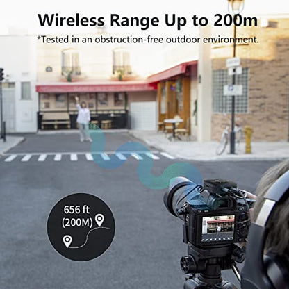 Saramonic Blink900 B1 Wireless Lavalier Microphone System & 656ft Wireless Range & OLED Screen for Canon Nikon DSLR Camera, Camcorder, for Interview, Vlogging, Tiktok, YouTube Video, News Gathering