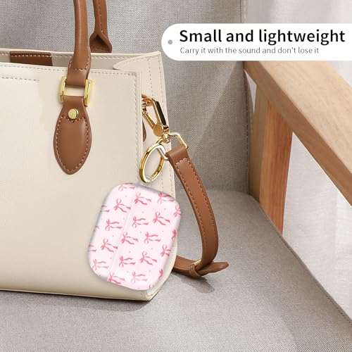 Compatiable for AirPod Pro 2nd/1st Generation Case,Lightweight & Durable Resistant Hard Case with Keychain,Stylish Design AirPod Case Cover for Women(Cute Pink Ribbon Bow) - color: Cute Pink Ribbon Bow