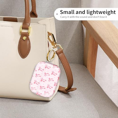Compatiable for AirPod Pro 2nd/1st Generation Case,Lightweight & Durable Resistant Hard Case with Keychain,Stylish Design AirPod Case Cover for Women(Cute Pink Ribbon Bow) - color: Cute Pink Ribbon Bow