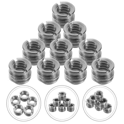 10pcs Steel Thread Adapter for Mic Stand and Tripod