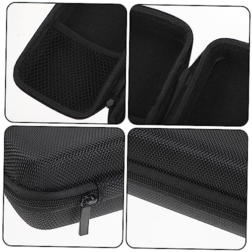 IMIKEYA Microphone Storage Box Mic Case Padded Bag Waterproof Carrying Case Mesh Pocket