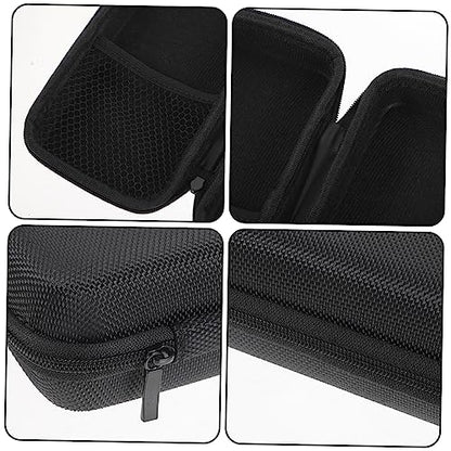 IMIKEYA Microphone Storage Box Mic Case Padded Bag Waterproof Carrying Case Mesh Pocket