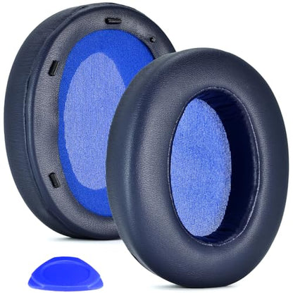Defean Blue Earpads for Sony WH-XB910 XB910N(NO fit WH-H910N) | Replacement Ear Cushions for Sony WH-XB910 XB910N Headphones,High-Density Noise Cancelling Foam - color: Blue