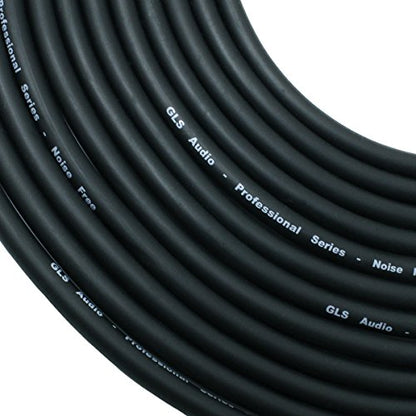25 Ft Patch Cable Cords - XLR Male to 1/4 inch TRS Black Cables - 25' Balanced Snake Cord (Note: This is NOT A MIC Cable)