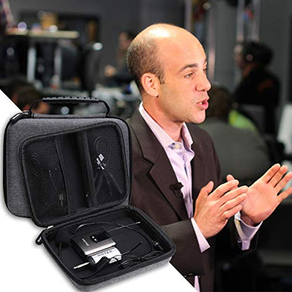 Aproca Case Compatible with Hotec/TONOR/Phenyx Pro UHF Wireless Headset Microphone, Storage Portable Bag for Accessories (Case Only)
