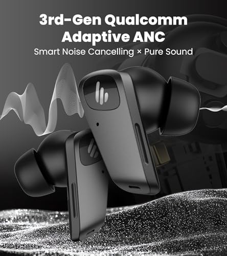Edifier NeoBuds Planar TWS Earbuds, Hi-Res Wireless, 30H Playtime | 12mm Planar Magnetic Drivers, Snapdragon Sound, Hybrid ANC, Bluetooth 5.4 Dual Connection, Google Fast Pair, 60ms Low Latency