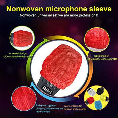 200pcs Disposable Microphone Cover, Handheld Microphone Windscreen