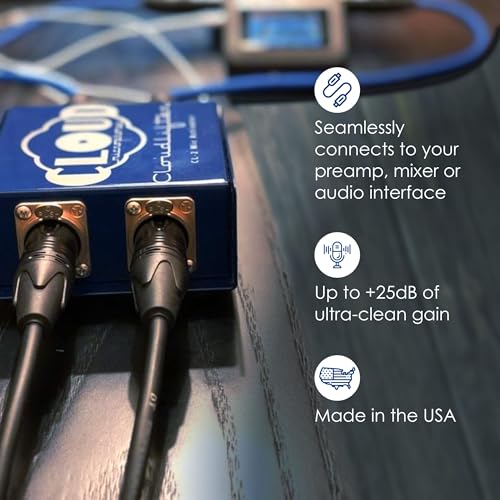 Cloud Microphones - Cloudlifter CL-2 Mic Activator - Ultra-Clean Microphone Preamp Gain - USA Made | Ultra-Clean Microphone Preamp Gain, USA Made - size: CL-2