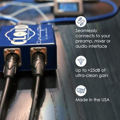 Cloud Microphones - Cloudlifter CL-2 Mic Activator - Ultra-Clean Microphone Preamp Gain - USA Made | Ultra-Clean Microphone Preamp Gain, USA Made - size: CL-2