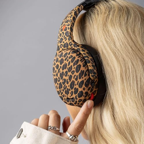 Skullcandy Crusher ANC 2 Noise Cancelling Wireless Headphones - Leopard | Multi-Sensory Crusher Bass, Over-Ear Fit, Bluetooth, 60 Hours Battery, Working Out, Gym, Travel, Studying, Music, Gaming - color: Leopard