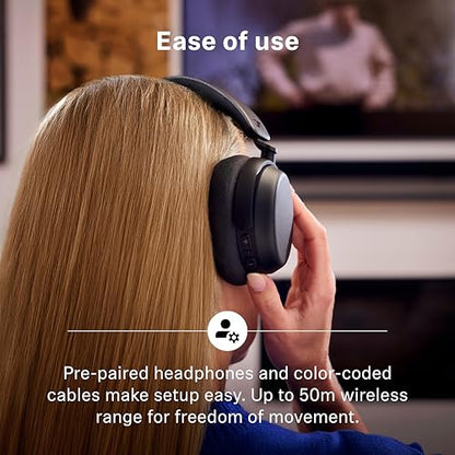 Sennheiser RS 255 TV Headphones + Transmitter Bundle Virtual Surround Sound - style: Headphone/Transmitter Bundle