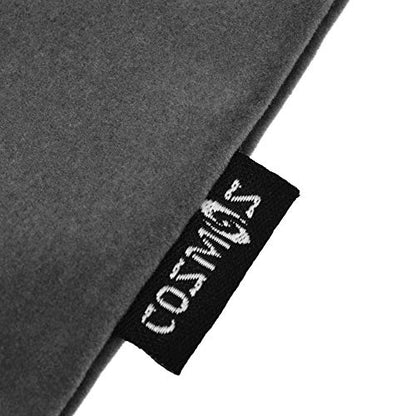 Cosmos 5 Pcs Portable Headphone Carrying Bag Travel Headset Storage Pouch Soft Drawstring Headphone Case Bag for Over-Ear Headphones Gaming Headset Neckband Earphones (Gray Color)