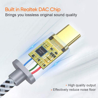 CableCreation USB C to 3.5mm Audio Adapter,0.33FT USBC to Headphone Adapter | USB C to Aux 24bit/96kHz HiFi DAC Cable for iPhone 16 15 Pro Max/15 Pro/15 Plus, iPad, Galaxy S24 S23 Ultra, Pixel 9 - style: USB C+3.5mm Audio (1-Port)