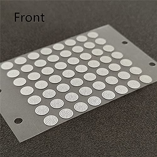 Earbuds Dust-Proof Steel Mesh with Glue Stainless in-Ear Earphones Replace Clean Net Filter dust Headphones Shell Steel mesh 3.7mm 4.5mm 4.8mm 5.0mm (Pack of 10pairs) (4.5mm) - size: 4.5mm*10 pair